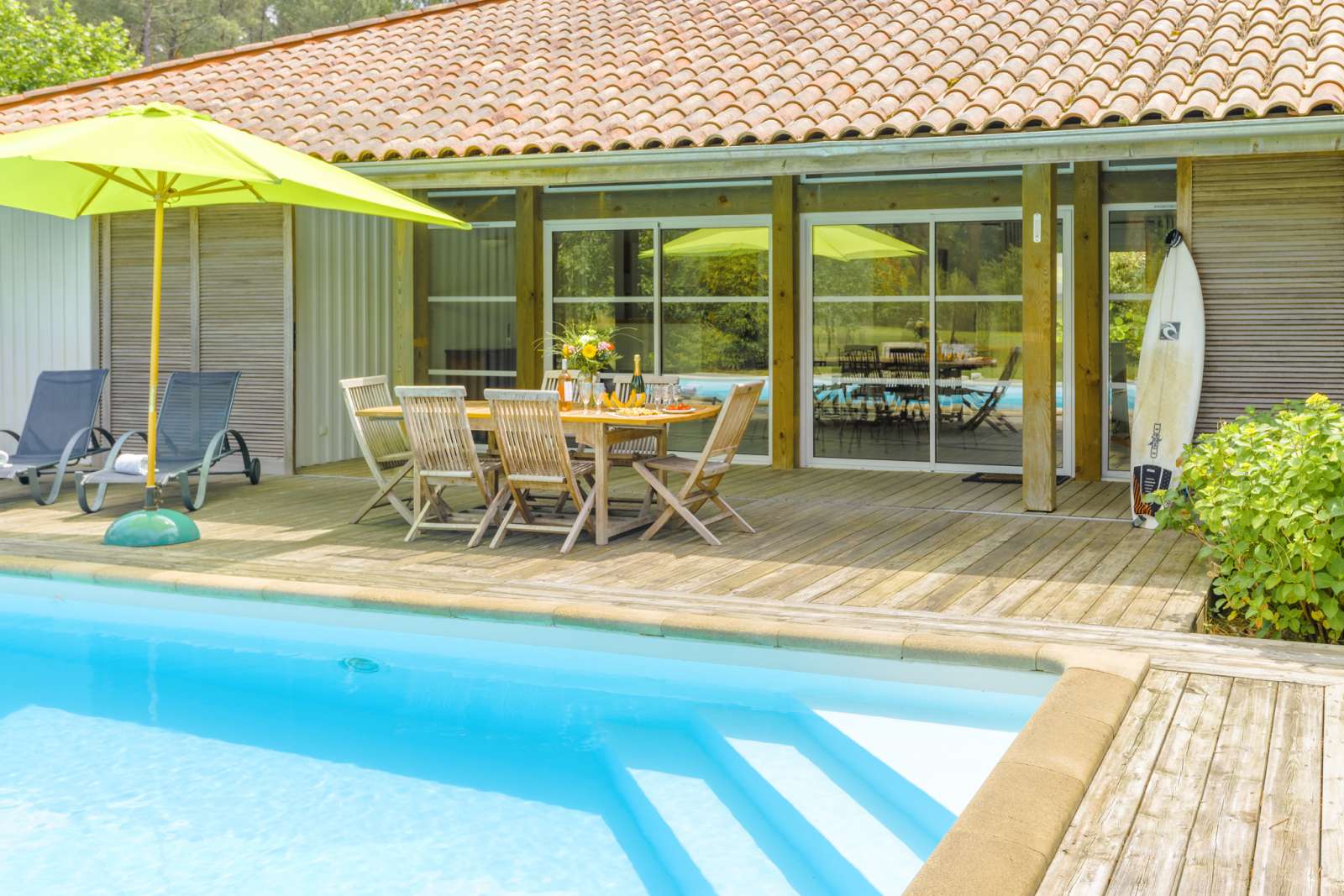 France - Atlantique Sud - Moliets - Résidence de Villas Individuelles avec Piscine Privée Lagrange Vacances La Clairière aux Chevreuils